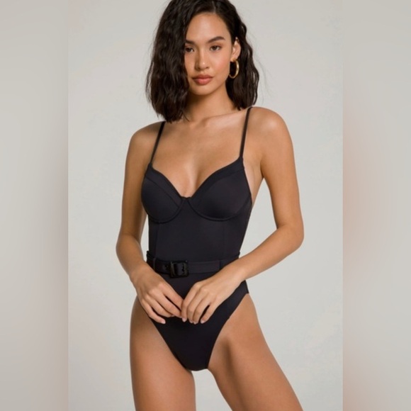 Good American Other - Good American | Belted One-Piece Swimsuit | (1) Small | NWT | Slimming Swimwear